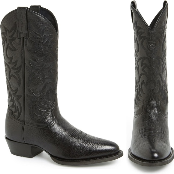 Ariat Other - Ariat ✪ Heritage Classic Western Leather Cowboy Boots Boot ✪ Black 10D